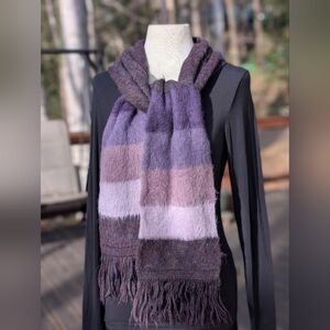 Thick Warm Purple Winter Scarf